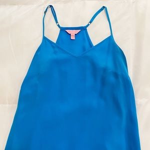 Lilly Pulitzer silk tank, size M